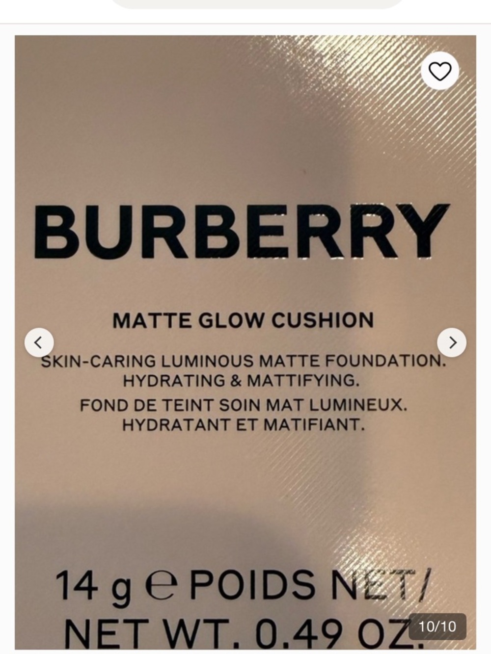 Burberry Matte Glow Cushion Foundation - 20 Fair Cool. - Picture 8 of 8